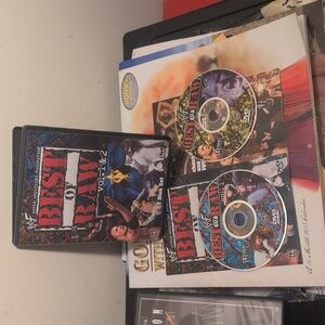WWF WWE- Best of Raw Vols. 1  2 (DVD, 2001, 2-Disc Set)Authentic US Release Y2K